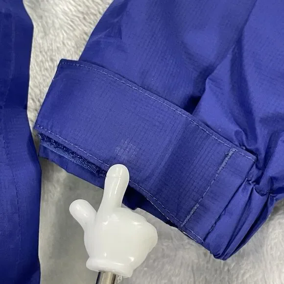 LL Bean Hooded Zip Up Rain Jacket Womens Size Small Goretex Windbreaker Stowaway - Picture 15 of 15